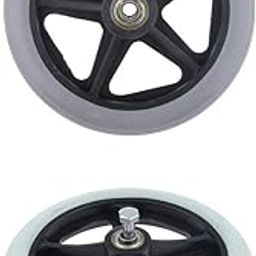 SECRET DESIRE® 2x Wheelchair Replacement Front Wheel 5/16" Castor Wheelchairs Supplies-2