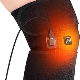 Probiz Heating Knee Brace Wrap, Knee Elbow Warmer Heated Knee Wrap Heating Pad Heat for Knee Injury, Rheumatism, Cramps Arthritis Recovery, Varicose Veins Joint Pain, Muscles Pain Relief-image-88