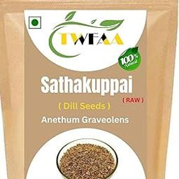 TWFAA Herbal Sathakuppai (RAW)/Dill seeds/Anethum Graveolens/சதகுப்பை விதை /Soyo/Sadapa Vittulu/ (250 gm)-image-62