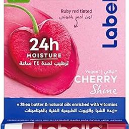Labello Cherry Shine Fruity Lip Gloss Balm SPF 10-35