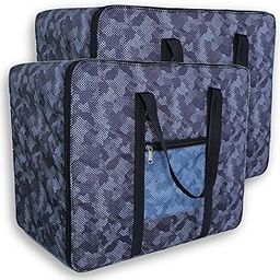 LAXIS Large Storage Bags, 2 Piece Underbed Clothes Foldable Storage Bins with Reinforced Handles, Moisture & Dust Proof, Storage Containers for Clothing, Blanket, Storage Organiser for Home-7