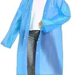 Women Polyester Long RainCoat Pocho Barsaati with Adjustable Cap and Cover (Pack of 1)-image-36