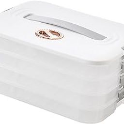 FABLOFT® Dumplings Organizer Food Preservation Tray for Biscuits Steamed Buns Noodles-image-28