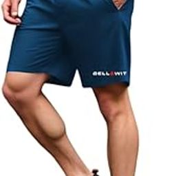 Bellwit Athletic Sport Look Shorts for Men with 3 Pockets and Elastic Waistband Quick Dry Lightweight Activewear Shorts-image-94