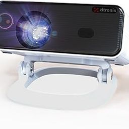 pericat Zitronix Projector For Home 4K Electric Focusing, Mini Projector Native 720P Automatic Trapezoidal Correction, LED Projector For Room 7000 Lumens,Bluetooth Wireless Connection Projector -L012-29