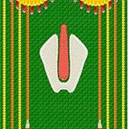 KaratKing Backdrop Cloth for Fuctions Aritaku Banana Leaf with Orange Yellow Flower Decoration Cloth for All Functions and Photography (8X5) (Govinda)-image-75