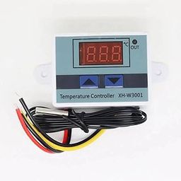 GEARMIND XH-W3002 Digital Temperature Controller, -50 to 110°C Range, 220V 10A, LCD Display, Thermocouple Sensor Probe-11
