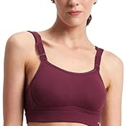 Jockey MI16 Women's Wirefree Padded Soft Touch Microfiber Elastane Stretch Full Coverage Racerback Sports Bra with StayDry Treatment-picture-8