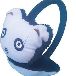 Winters Cute Black and White Panda Ear Muffs/Ear Warmer & Hair Accessory for Winter Kids,Girls,Teens-image-90