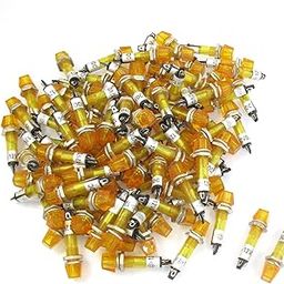 100 Pcs DC suitablevoltageV 7mm Orange Bulb Power Signal Indicator Light Pliot Lamp (SN: c09 bf5 598 a10 e98)-19