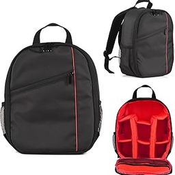 Small Camera Backpack Outdoor Camera Bag Water-Resistant -Proof Camera Case Replacement for DSLR/SLR/Mirrorless Cameras-14