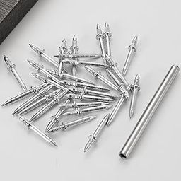 100Pcs Double Head Skirting Thread Smooth Nail Durable Double Headed Nails-image-46
