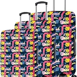 nasher miles Polyester Protective Luggage Cover Set of 3 (Small-Medium-Large) - Brush Design-picture-8