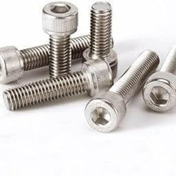 SYLIX ® M2.5 X 6mm length Allen Cap socket head screw Stainless Steel | Allen socket head cap screw with Nut and Washer (10 pcs set)-13