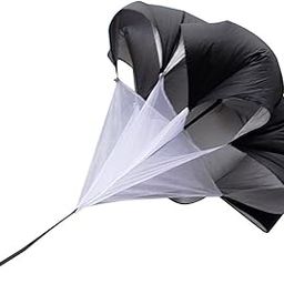 Vivi5 Parachute Black Color Size 56 inch Pack of 1 Speed Drills Training Resistance Parachute Running Chute Fitness Power Chute-image-88