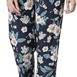 Women'S Black Viscose Printed Lounge Pants-16