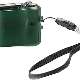 LOOM TREE® Hand Cranking Dynamo Electric Generator Survival Tools for Outdoor MP4 Green-25