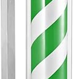 CALANDIS Barber Pole Light Waterproof Sturdy Salon Sign for Barbershop Indoor Outside Green White | Salon & Spa Supplies | Salon & Spa Equipment-image-18