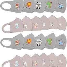 zoomella 20pc Unisex Kids Anti Dust Mouth Mask Face Cover Washable Face Mask-picture-35
