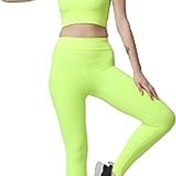 Premium High Waist Stretchable Gym Leggings - Active Wear Tights for Yoga, Zumba & Dance-image-17