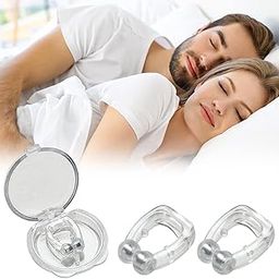 Anti Snoring Devices For Men And Women Soft Silicon Nose Clip Unisex Snoring Stopper Anti Snore Free Sleep Silicone Magnetic Nose Clip Stop Snoring(A)-image-19