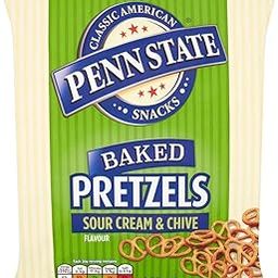 Penn State Pretzels Sour Cream & Chive Flavour Delicious American Inspired Snacks Perfectly Baked 175g (UK)-image-10