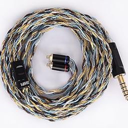 [JSHiFi-Quartet] MMCX 0.17 inch (4.4 mm) Rear Cable Rare Earth Copper + Copper Silver Alloy + Furukawa Copper Wire Material MMCX Earphone Upgrade Cable 0.17 inch (4.4 mm) Balance Earphone Replacement-image-77