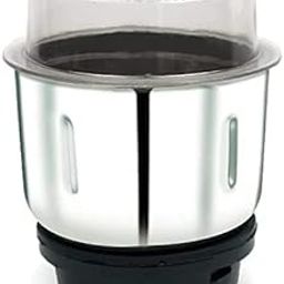 NUVIKA'S Steel Heavy Quality Mixer Chutney Jar Suitable for all Local & Branded Mixer which comes with 2 Lock & 4 Teeth Coupler, 500ML, (Pack of 1)-picture-14