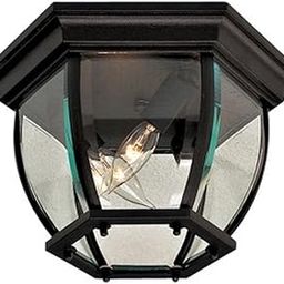 Minka Lavery Outdoor 71174-66, Flush Mounts Outdoor Ceiling Lighting, 120 Total Watts, Black by Minka Great Outdoors-4