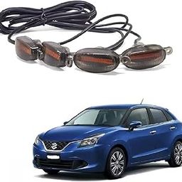 Universal Car Waterproof LED Daytime Running Lights Ultra Bright 4PCS Grill Light Set Suitable For Maruti Suzuki Nexa Baleno-image-1