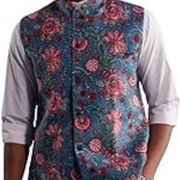 Men's Aqua - Nehru Jacket-picture-14