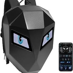 LED Backpack Laptop Bag Motorcycle Riding Backpack, Black, X-Large, Comfortable-picture-7