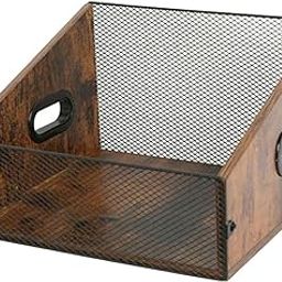 MERISHOPP®Vinyl Records Storage Holder Countertop Records Crates for Documents CD files|Music | Storage & Media Accessories| Storage & Media Accessories|1 Records Display Rack-picture-21