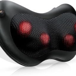 Dr Physio USA Electric Shiatsu Cushion for Full Body Neck Massager Machine (Black)-32