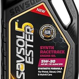 SAVSOL ESTER5 SYNTH RACETRACK 5W-30, Synthetic Engine Oil for Cars (3L)-image-5
