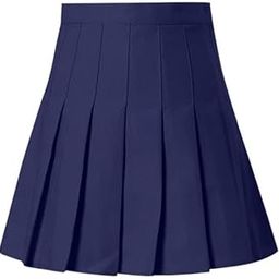 Above Knee Length Pleated Skirt-picture-16