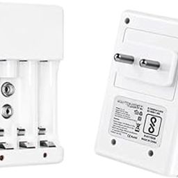 Drumstone 𝟏𝟓-𝐘𝐞𝐚𝐫 𝐖𝐚𝐫𝐫𝐚𝐧𝐭𝐲 -RL.C5 220V Rechargeable Battery Charger | AA & AAA Ni-MH Batteries | LED Indicator, Quick Charging for Home & Office Use | Great Gift for Home Electronics-24