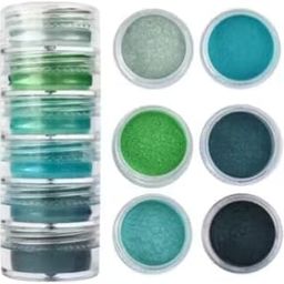 Generic Mica Pearl Powder Set, 6 Colours, Multipurpose Pigment for Resin, Cosmetics, Candles, Soap Making, Nail Art, Crafts (Green)-image-51