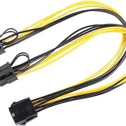 18AWG PCI-E 8pin to Dual 8-pin Y-Splitter Extension Cable Connector for Computer PC-picture-20