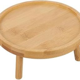 Flower Holder Stand Display Wooden Balcony er Round Wood Decorative Rack Potted Rustic Shelf Pot Stands Modern-image-24