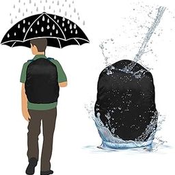 KRYLAR-Waterproof Compact and Portable Ultralight Bag Cover with Small Storage Bag-Waterproof for Hiking,Camping,Traveling, and Cycling-Fits 40-50L Backpacks-Protect Your Gear from Rain.(Black Color)-image-15