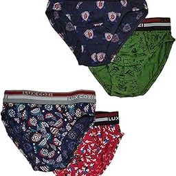 Boy's Super Combed Cotton Outer Elastic Printed Brief with Ultra Soft Waistband | Colors & Prints May Vary|-image-74