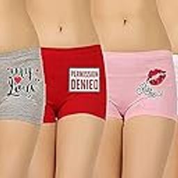 Casual Ladies Boyshort Panties(Pack of 6_2XL) Multicolour (YM-6DI9-DYUZ_PT)-image-44
