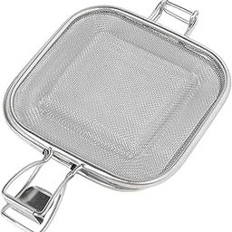 Prostuff.in® 1 Pcs Stainless Steel Sandwich Cage – Non-Stick Bread Toast Rack– Portable Sandwich Maker for Gas Stove, Camping, and Kitchen Use – Foldable Handle (silver)-image-62