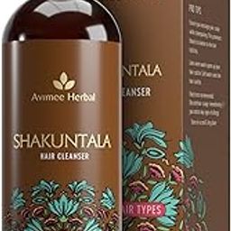 Avimee Herbal Shakuntala Daily Use Hair Cleanser | For Silky Hair | With Aloe, Apple Cider, Rice & Keratin Protein | Sulphate & Paraben Free Shampoo For Men & Women | 200 ml-1