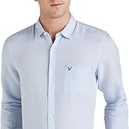 allen solly Men's Cotton Solid Slim Fit Shirt-picture-17