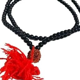 New Black MOTI MALA Shani BHAGWAAN JI MALA Small Bead Stone Bead MALA Necklace Also USE AS Bracelet Gift Item from BANRAS-image-64