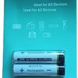 MICROUSB Compatible with Sony AAA Rechargeable 1.2V Ni-MH typ.1600mAh min.1550mAh Battery (Pack of 2)-picture-2