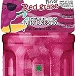 UGlobe Red Grape Flavoured Drink with Chew Coco De Nate, 10.82 fl oz ℮ 320 ml-31