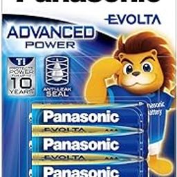 Panasonic Evolta Premium AAA Alkaline Batteries - 4-Pack, Long-Lasting Power, Mercury-Free, Anti-Leak Seal - 10-Year Protection-3